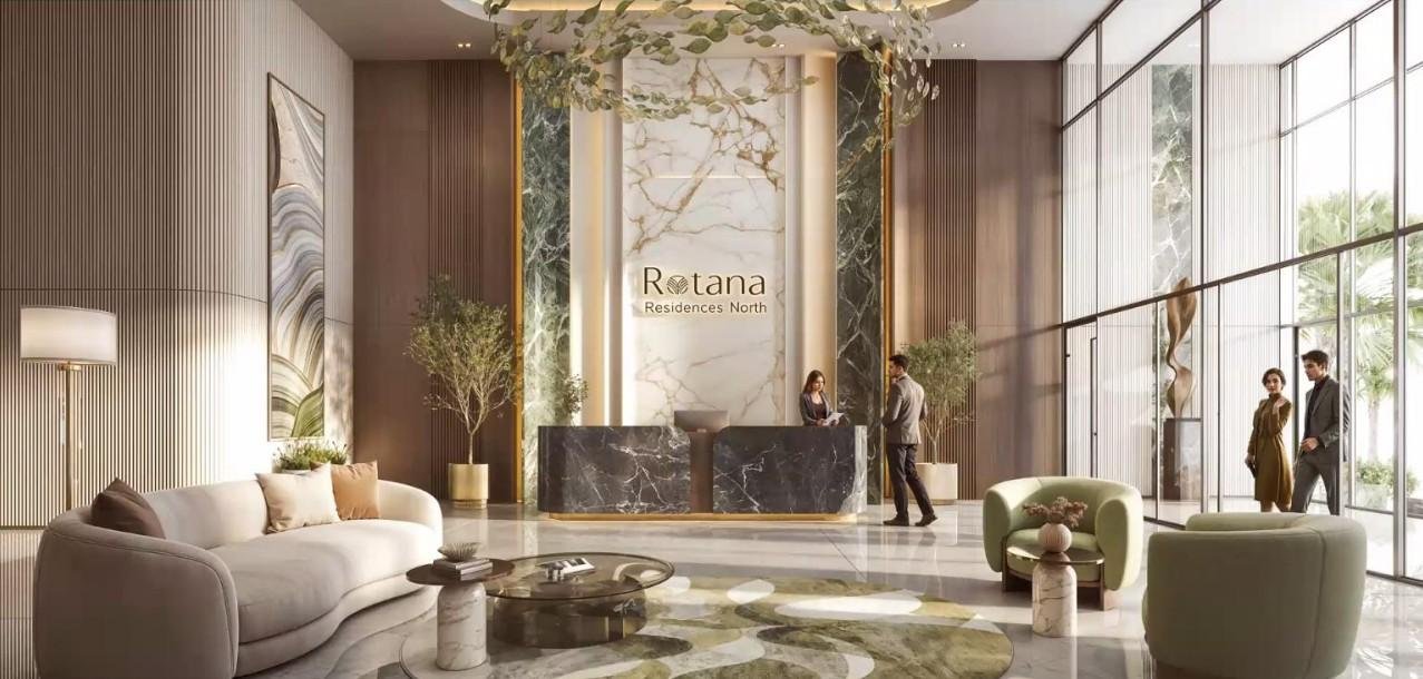 Spacious apartment interior at Rotana Residences Al Reem Island Abu Dhabi UAE featuring contemporary finishes and bright open‑plan living spaces